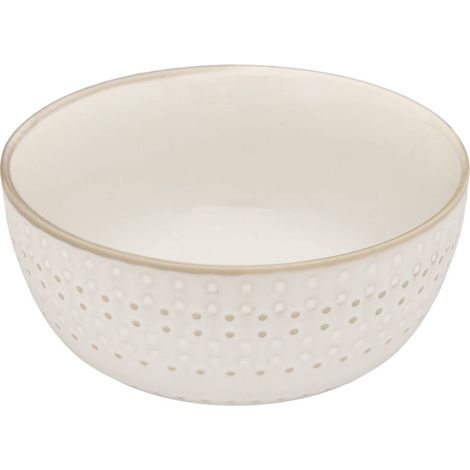 Cuenco con estampado de lunares Camille, 15 cm, blanco - Atmosphera créateur d'intérieur