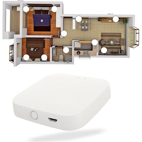 Passerelle Bluetooth Mesh Intelligente, Contrôle Sans Fil Automatisé pour Domotique et Bureau Connecté (1/5)