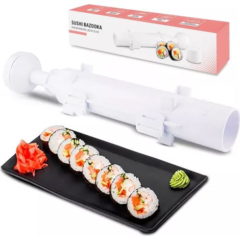 Machine à sushis, rouleau à riz, moule à légumes et à viande, outil pour rouler le riz et les légumes, machine à sushis à faire soi-même, outils de cuisine faciles à utiliser (1/5)