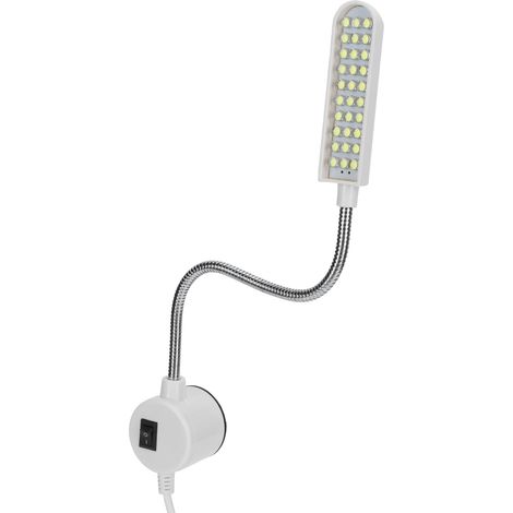 Nähmaschinenleuchte mit 30 LEDs, flexibel mit Magnetfuß, EU-Stecker AC110-250V (1/5)