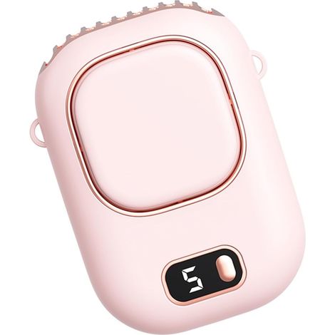 Ventilateur portable rechargeable par USB, à porter à la taille ou autour du cou – Idéal pour le bureau, la maison et les activités de plein air. (1/5)