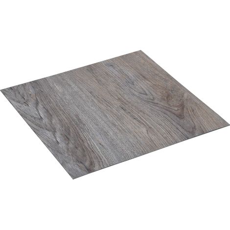 Plancher autocollant 20 pcs PVC marron clair 1,86 m2 (1/5)