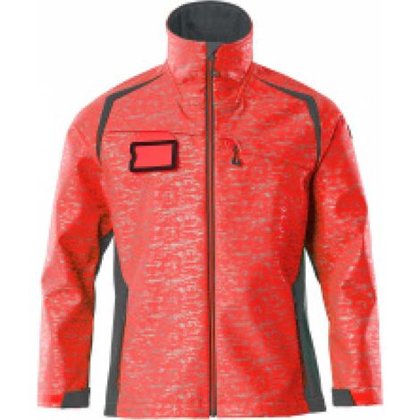 Mascot Softshelljacke mit Reflexeffekte 19202 Gr. S hi-vis rot/dunkelanthrazit (1/5)