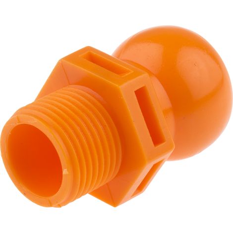 Connecteur NPT, segment 3/8pouce, Copolymère acétal ( Prix pour Paquet de 4 ) (1/2)