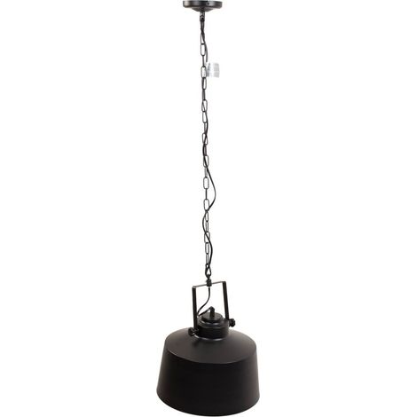 Lámpara de techo de metal negro 29x29x25/114