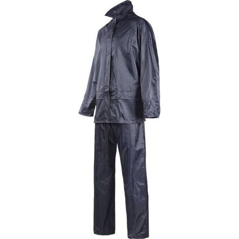 Ensemble de Pluie Rainy - Taille XL - Marine - Imperméable et Confortable - D-Work