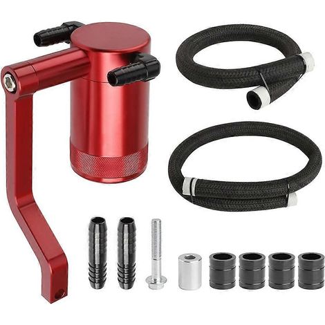 Réservoir de récupération d'huile avec support en Z pour moteur HEMI 5.7, séparateur air/huile rouge, compatible avec les moteurs Charger 300 et 6.4L. (1/5)