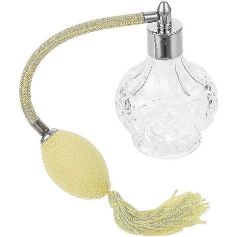 Flacon vaporisateur à brume fine, lot de 1, format voyage, en verre transparent, idéal pour la décoration de la chambre. Taille unique. (1/5)