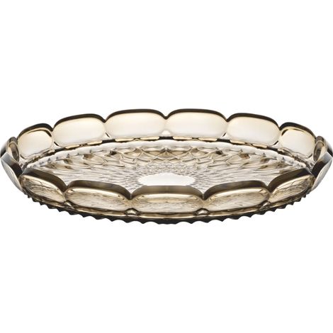 VASSOIO TONDO PICCOLO VANITY - Fumo (1/2)