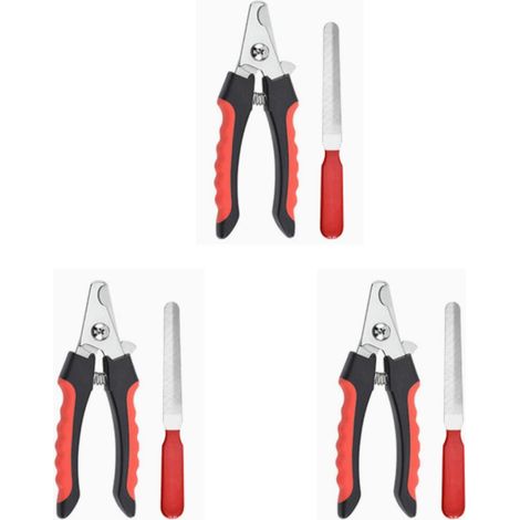 Coupe Ongles Chien pour Coupe Griffes Chien Et Chat Professionnel Coupe-Ongles Efficace avec Compagniecoupe-ongles et lime à ongles,(3 ensembles) (1/5)