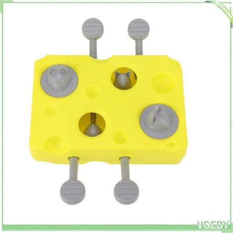 Jouet interactif pour chat - FAFEICY - Distributeur friandises - Stimulation mentale - Base antidérapante - ABS résistant (1/4)