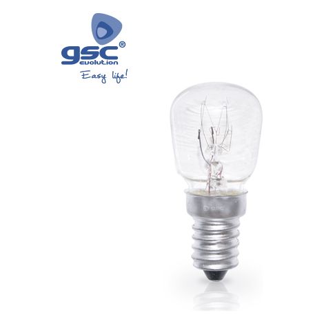 FPLUS bombilla frigorifico 25 w e-14 , Bombilla frigorifico pebetero clara 25W E14 220/240V  5,5x2,3cm