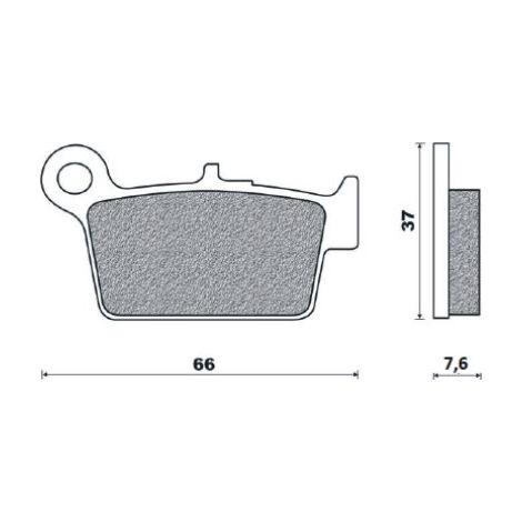 PLAQUES DE FREIN BRENTA KH367/2 (FT 3125)