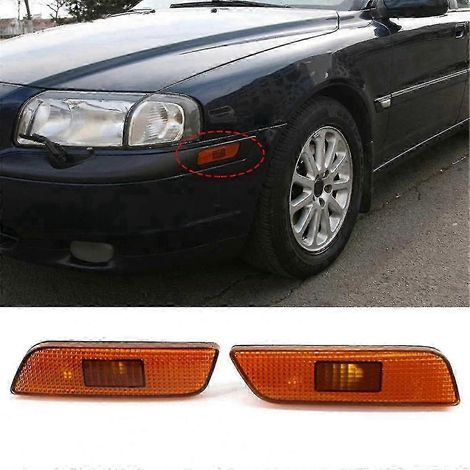 Carcasa de intermitente y luz de posición del parachoques delantero para Volvo S80 1999-2006 (9188263-91) Edición 0620 (1/4)