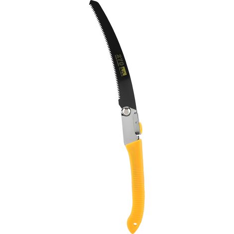 Scie pliante 280mm pour élagage arbres fruitiers, coupe bois, jardinage, outil de taille manuel, lame acier, compacte (1/5)