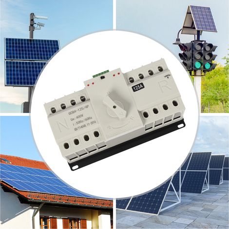 125A AC 400V 4P Automatischer Dual Power Transferschalter Notstromumschalter