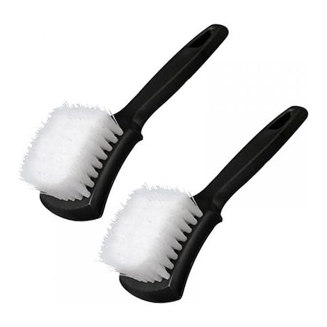Sollbry Brosse Lavage Pneus Voiture, Brosse Nettoyage Jantes Voiture avec des Poils Souples pour Nettoyer de Pneus de Roue Extérieure (1/3)