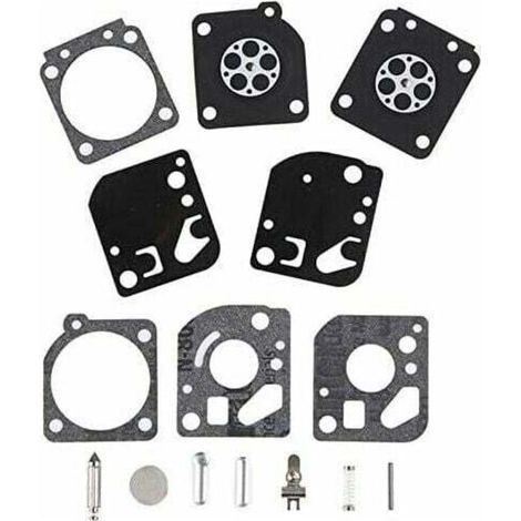 15pcs RB-29 Carburateur Kit de Réparation Membrane Joints Tronconneuse pour ZAMA C1U,Homelite UT-20004-A-B UT-20024-A-B UT-20044-A-B,Ryobi 26cc&30cc (1/4)