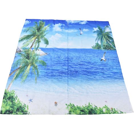 Rideau occultant suspendu en fibre de polyester, imprimé numérique innovant, pour la maison, 170 x 200 cm / 66,9 x 78,7 pouces, type 36 (1/5)