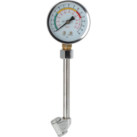 Manomètre de pression des pneus haute précision, outil de mesure facile à lire pour automobile et moto