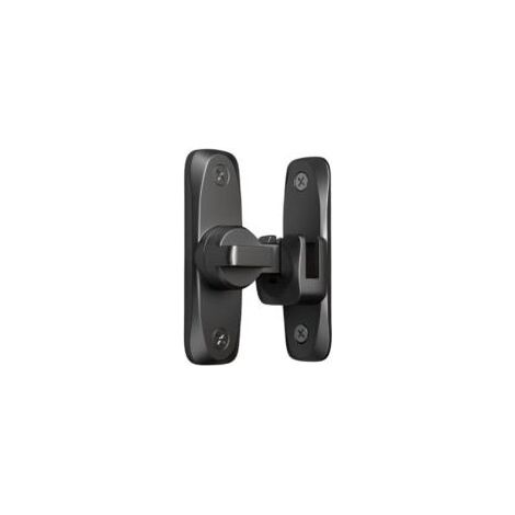 90/180 degrés loquet de porte rabattable, verrou porte loquet porte coulissante fermeture porte coulissante serrure porte coulissante serrures de portes verrou de porte coulissante, noir Crezuo (1/4)