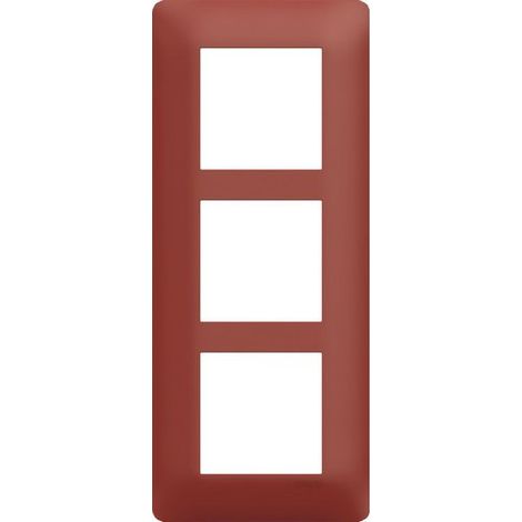 Plaque 3 postes essensya E57 Sierra - HAGER WE567