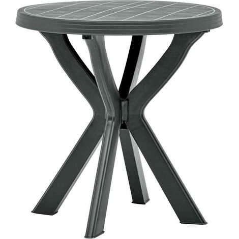 Maison Exclusive - Bistrotisch Anthrazit Ø70 cm Kunststoff (1/5)
