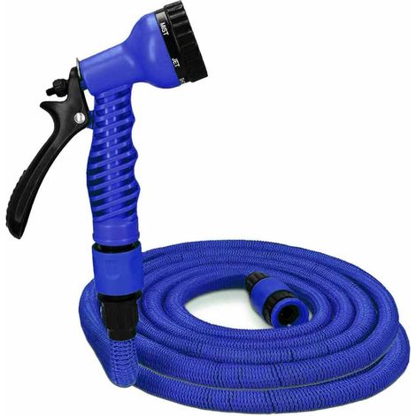 Tubo da Giardino Estensibile Flessibile con Pistola 7 Funzioni di Spruzzo Tubo Pompa irrigazione con adattatore 22.5 Metri (1/4)