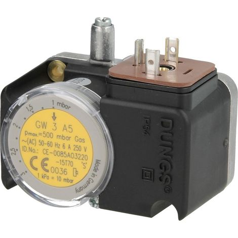 Pressostat Gaz Air Dungs GW3 A 5 (remplace GW3A2)