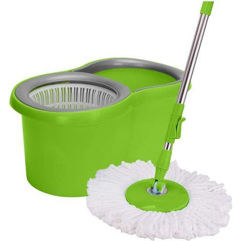 Spin Mop Easy Verde 5L: Mop in Microfibra per Pulizia Efficace