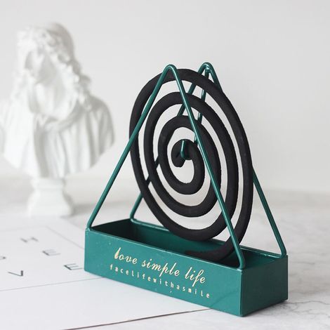 Support de Spirale Anti-Moustiques Suspendu, Cadre Élégant pour Décoration d'Intérieur Tous Styles (1/5)