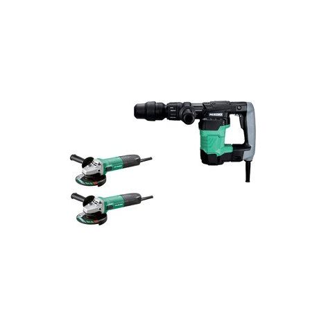 HIKOKI MARTELLO DEMOLITORE H41MB2 950W 7,1J+2 SMERIGL G12STA