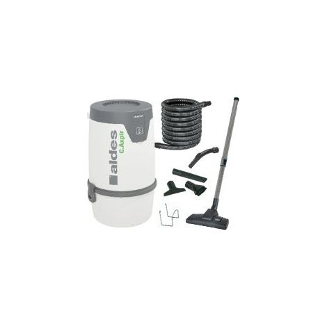 Aldes – Kit centrale d'aspiration C.axpir Comfort – Aspiration cyclonique 24V – Berceau mural de fixation – Kit de nettoyage inclus (1/3)