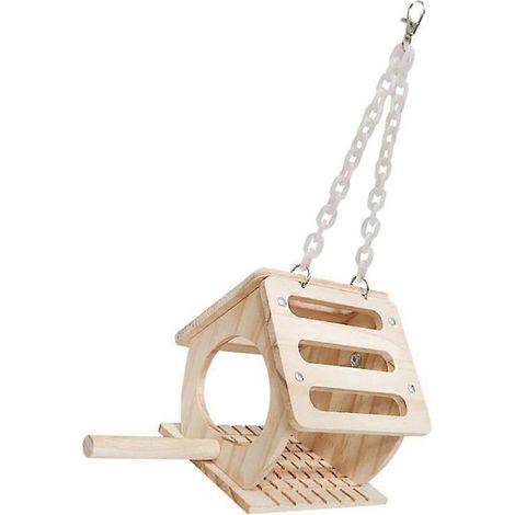 Cage jouet oiseau perchoir perruche calopsitte, perchoir rongeur nid volière pour conure, budgie, perroquet, accessoire grignotage. (1/4)