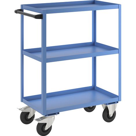 eurokraft pro, Chariot de montage, 3 tablettes, force 350 kg, (1/5)