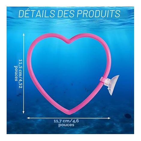 Aquarium Decoration Accessories Heart Shape Roses for Aquarium Accessories Rose Design (1/4)