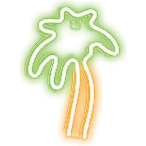 Forever Neon LED PALMA luce decorativa verde arancio