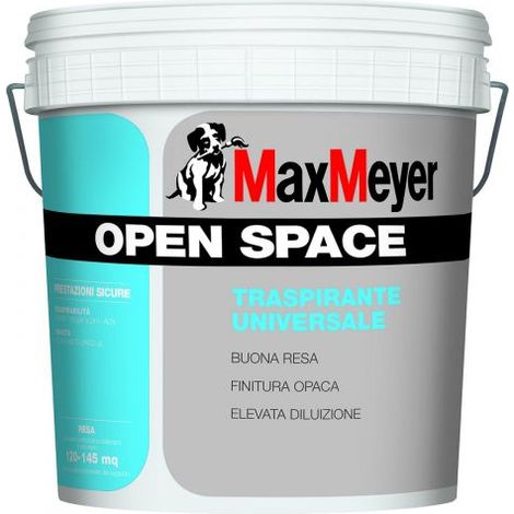 Max meyer open space 12lt pittura bianca traspirante per interni (1/2)