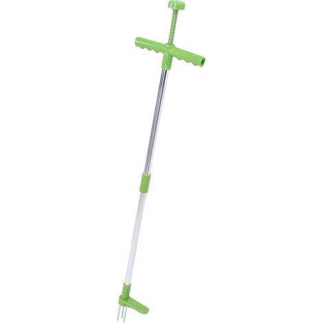 Nouvelle grande arracheuse de mauvaises herbes avec tube en aluminium détachable pour le désherbage, l'arrachage de légumes sauvages, le jardinage et le désherbage manuel. (1/5)