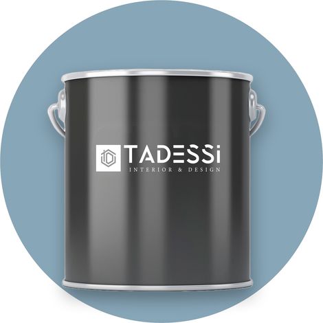 TADESSI Wall Select Wandfarbe Blau - Helles Blau - abwaschbare Innenfarbe matt - Dispersionsfarbe - Geruchsarm und Lösemittelfrei (1/5)