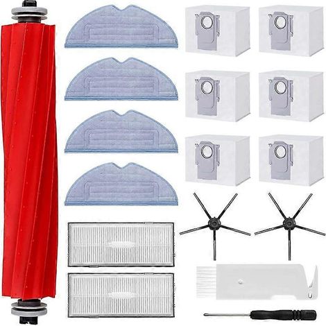 Kit d'accessoires pour aspirateur robot Roborock S7 Pro Ultra/S7 MaxV Ultra : 6 sacs à poussière et brosse rotative principale. (1/5)