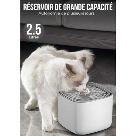 NALOOKAMIC FONTAINE A EAU Distributeur d'eau pour animaux de compagnie à grande capacité et à circulation automatique (1/3)