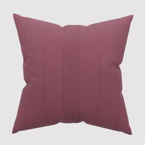 Housse de coussin 40x40 cm ADELE framboise, par Soleil d'Ocre