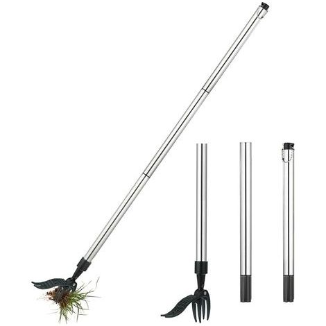 Désherbeur, Longueur 100 cm, Désherbeur Manuel, Arrache-Pissenlit, Extracteur de Mauvaises Herbes, Outil Manuel pour désherber, enlever efficacement Les Mauvaises Herbes (1/5)