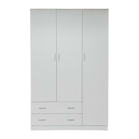 ARMADIO SPACE 3A+2C CEMENTO/BIANCO F. 120X52X190CM (1/2)