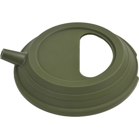 Couvercle de pot de thé pour camping Couvercle en silicone alimentaire couvercle pour pot de brassage Couvercle de tasse Sierra Hautes températures Diamètre 11,2 cm vert (1/4)