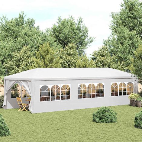 Partyzelt 3x9 m Weiß