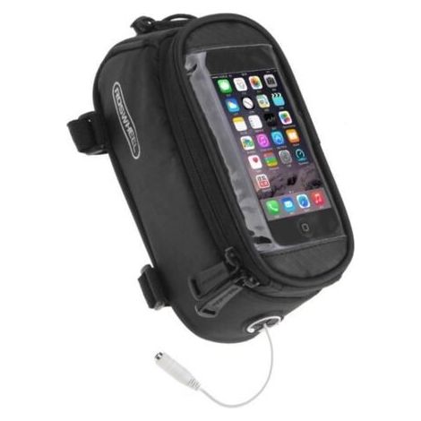 Sacoche de Cadre vélo, Guidon Avant Sac de vélo-Dessous 6.3'"téléphone (1/4)