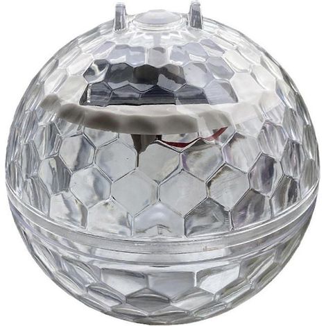 Lampe solaire flottante pour bassin, étanche, en forme de boule, à LED, 7 couleurs changeantes, idéale pour fontaine de jardin ou aquarium.