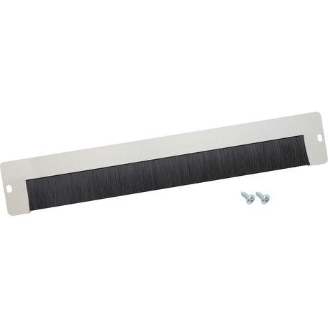 HMF 66429-07 Kabeldurchführung mit Bürsteneinsatz für 19 Zoll Serverschrank, außen